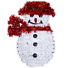 Новогодний снеговик Снеговик мишура подвесной 1505-1865