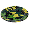 Тарелки малые Камуфляж, 6 штук
