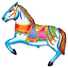 Животные Шар Мини фигура Лошадь цирковая 1206-0473