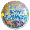 День рождения Шары Шар 45см Happy Birthday Шары и звезды 1202-1019