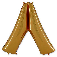 Буквы Шар БУКВА "Л", 101см Gold 1207-1672