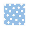 Голубая Салфетки Голубая Пастель Горошек 25 см 1502-2375