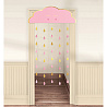 Украшение на дверь Тучка розовая, 190см 1501-5097