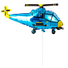 Техника Шар Мини фигура Вертолет синий 1206-0352