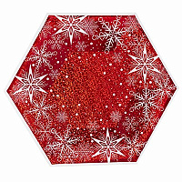 Снежные Искры Тарелки фигурные Снежные Искры, 6 штук 1502-4826