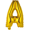 Буквы Шар Мини буква "А", 36см Gold 1206-0804